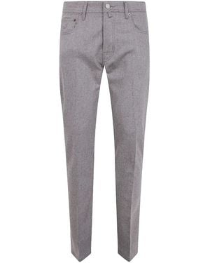 Jacob Cohen Pant 5 Pockets Slim Fit Bard Rw Trousers - Grey