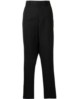 Polo Ralph Lauren Pantalon Droit En Laine - Black