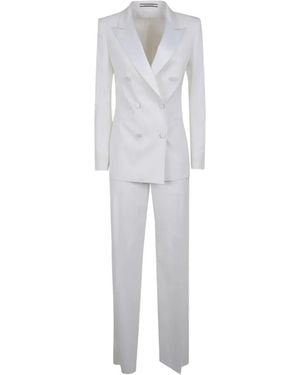 Tagliatore Parigi Double-Breasted Suit - White