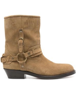 Isabel Marant Ildred Suede Boots - Brown