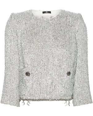 Elisabetta Franchi Jackets - Grey