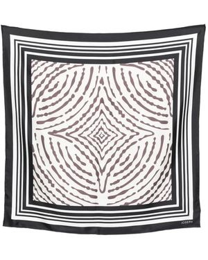 JOSEPH Large Saff Silk Scarf - White