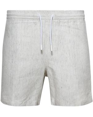 Loro Piana Striped Shorts - Grey