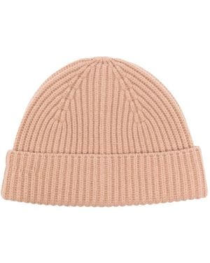 JOSEPH Merino-Wool Ribbed-Knit Beanie - Natural