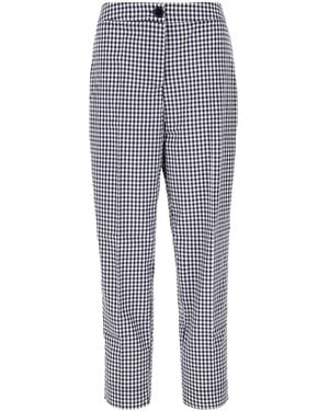 MY DREAM Checked Trousers - Blue