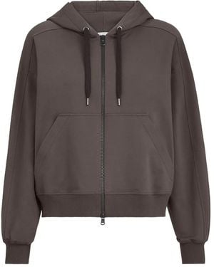 Brunello Cucinelli Kapuzenjacke mit Reißverschluss - Grau