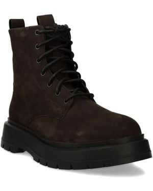 Vagabond Shoemakers Lace-Up Platform Boots - Black