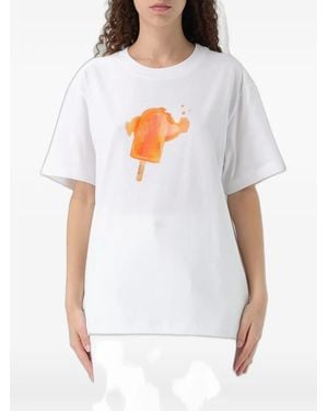Moschino Graphic-Print T-Shirt - White