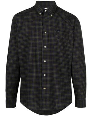 Barbour Tartan-Check Cotton Shirt - Black