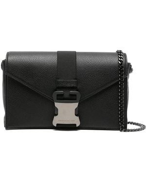 Christopher Kane Buckle-Fastening Chain Shoulder Bag - Black