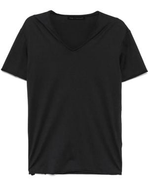 Forme D'expression V-Neck T-Shirt - Black