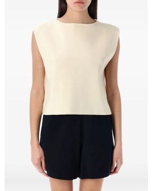 Rhea Merino Wool Top - White