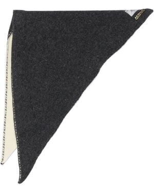 B.B. Wallace Bufanda Adams con parche del logo - Negro