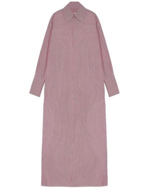 ARMARIUM Striped-Pattern Maxi Dress - Pink