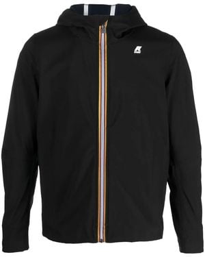 K-Way Jack Bonded Hooded Jacket - Black