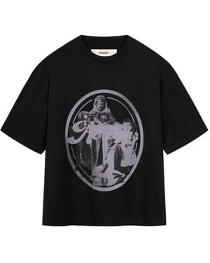 ROUGH Singer Ad Tシャツ - ブラック