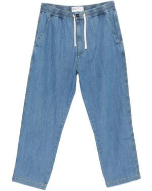 Universal Works Drawstring-Waist Jeans - Blue