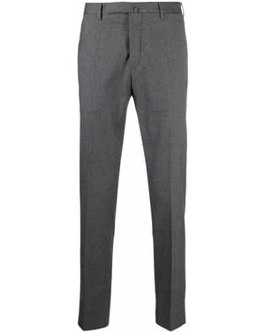 Incotex Mid-Rise Slim-Fit Chinos - Gray