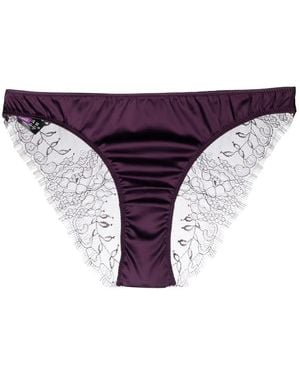 Maison Close Villa Satine Culotte Briefs - Purple