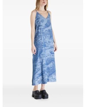 Tommy Hilfiger Sleeveless Maxi Dress - Blue