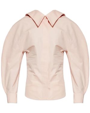 Givenchy Puff-Sleeve Blouse - Pink