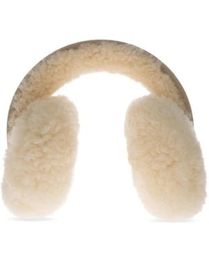 EMU Angahook Teddy Sheepskin Earmuffs - Natural