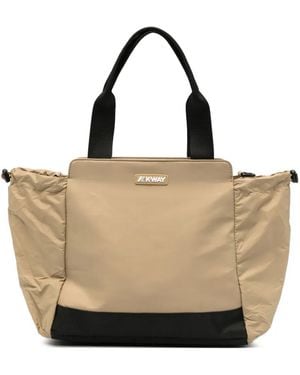 K-Way Sac À Main Aisy À Fermeture Zippée - Natural