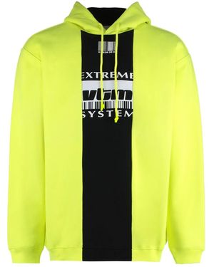 Vetements Sotton Hoodie - Yellow
