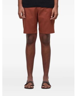 Osklen Linen-Blend Shorts - Red