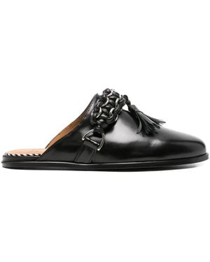 Toga Mules Con Nappa - Nero
