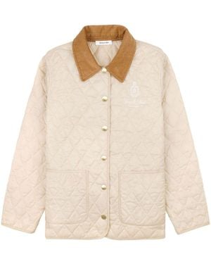 Sporty & Rich Vendome Quilted Jacket - Natural