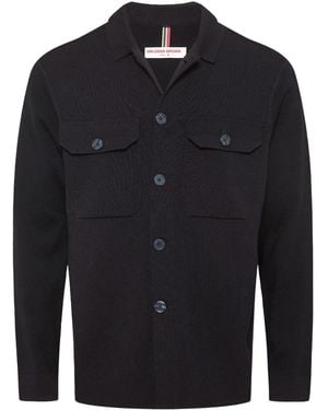 Orlebar Brown Brigg Buttoned Shirt Jacket - Blue