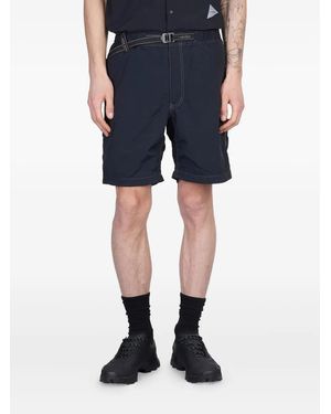 and wander Shorts mit Gürtel - Blau