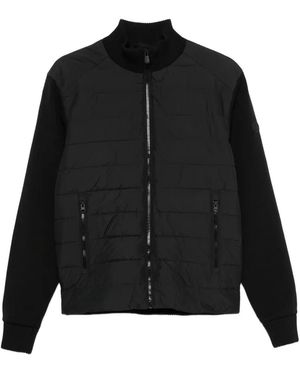 Save The Duck Quilted Knit Jacket - Black