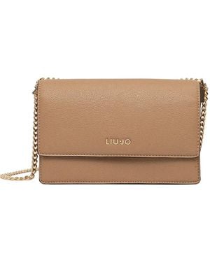 Liu Jo Chain Strap Cross Body Bag - Natural