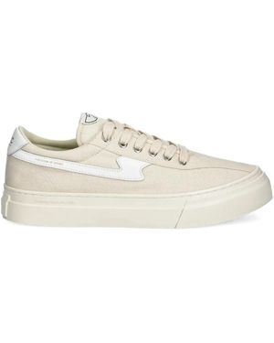 Stepney Workers Club Dellow S-Strike Canvas Trainers - White