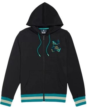 Psycho Bunny Howgate Zip-Up Hoodie - Blue