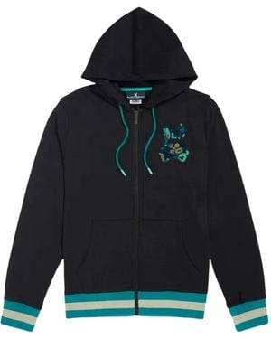 Psycho Bunny Howgate Zip-Up Hoodie - Blue