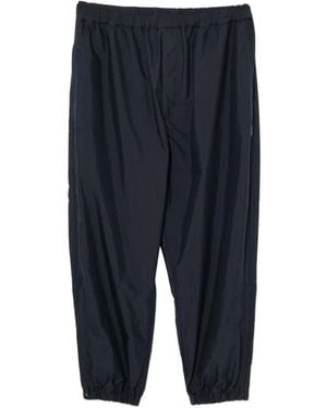 Comme des Garçons Logo-Patch Cargo Trousers - Blue