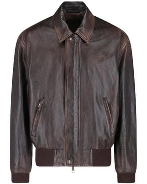 Prada Bomberjacke Aus Nappaleder - Braun