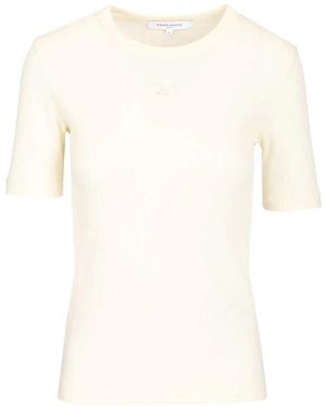 Maison Kitsuné Ribbed T-Shirt - White