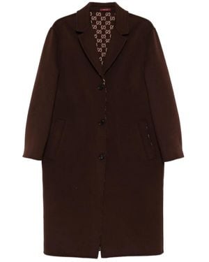 Gucci ボタン コート - ブラウン