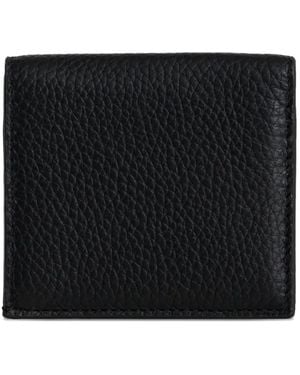 Yu Mei Cartera de cuero - Negro