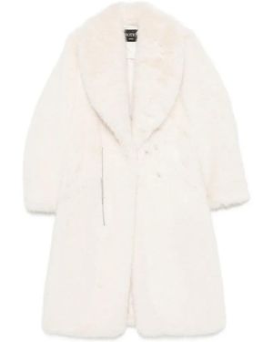 Dondup Chain-Detail Coat - White