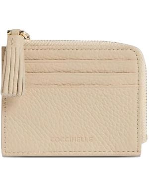 Coccinelle Tassle-Detail Wallet - Natural