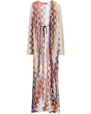 Missoni ジグザグ ビーチカバーアップ - ホワイト