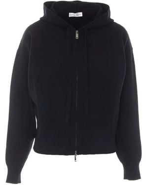 Roberto Collina Zip-Up Knitted Hoodie - Blue