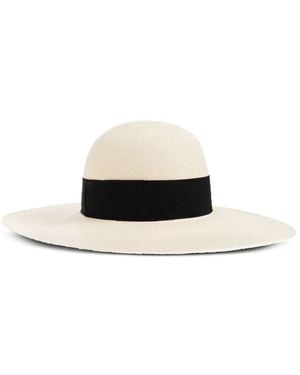Tom Ford Wide-Brim Straw Hat - White