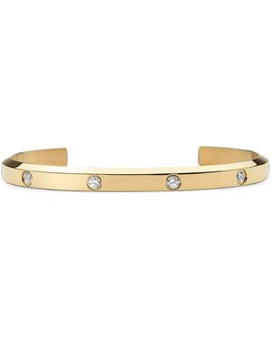 Daniel Wellington Crystal-Embellished Cuff Bracelet - Natural