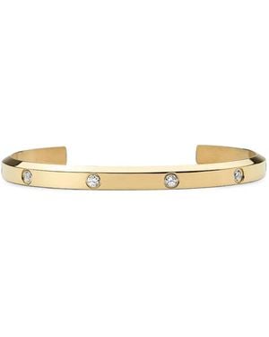 Daniel Wellington Crystal-Embellished Cuff Bracelet - Natural